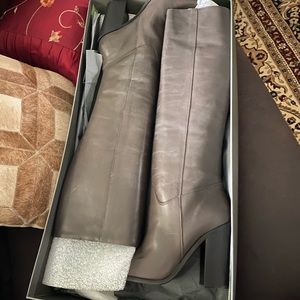 💥Mink leather AllSaints round-toe knee-high💥💥